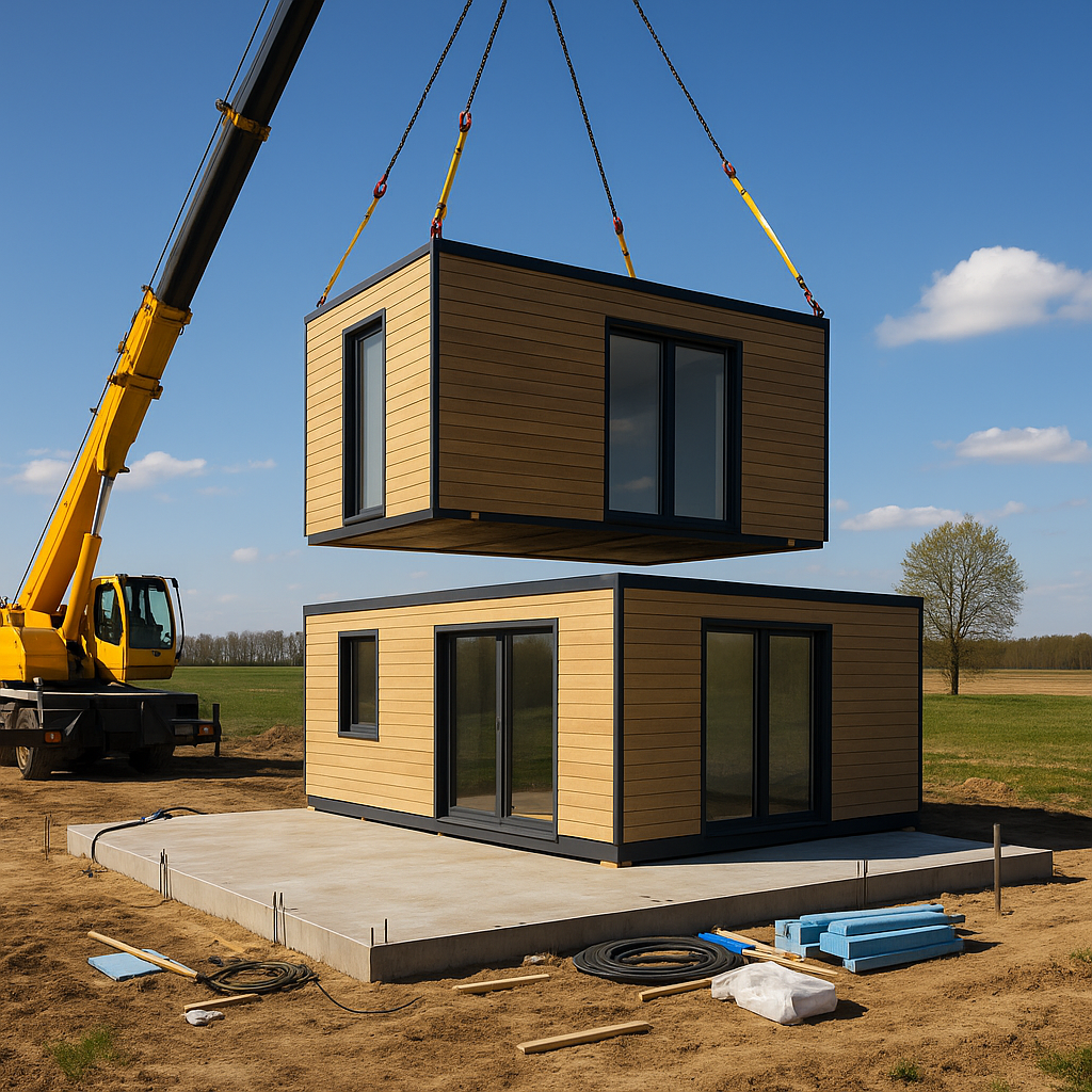 Budowa domu modułowego - mieszkac.pl