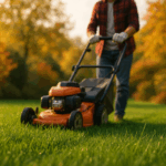 Jesienne koszenie trawy - zabiegi przed zimą